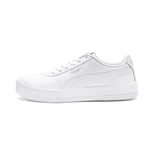 PUMA Damen Carina L Sneakers, White-White-Silver,...