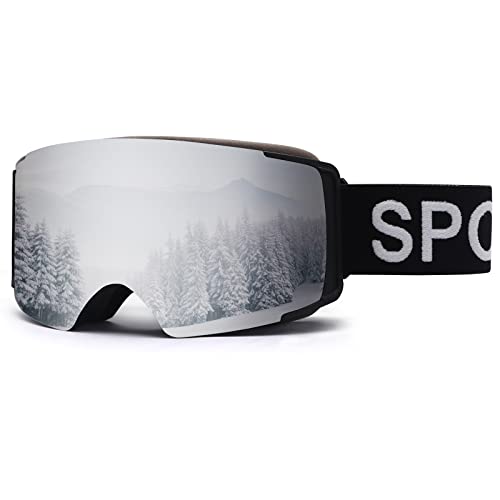 DUDUKING Skibrille Herren Damen, Skibrillen Ski...