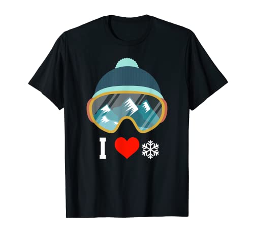 I Love Ski - Ski Skibrille Skifahren Skipiste Ski...