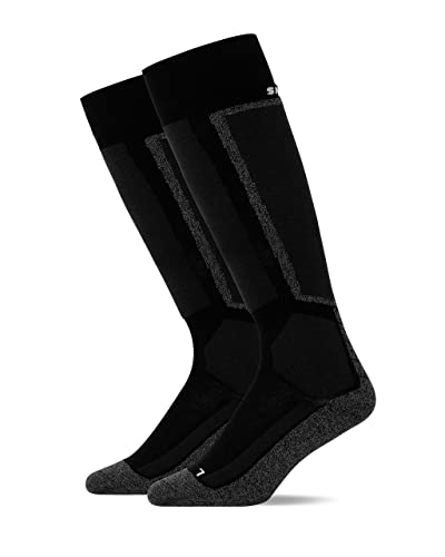 Snocks Skisocken Schwarz Unisex 1er Pack (1x...
