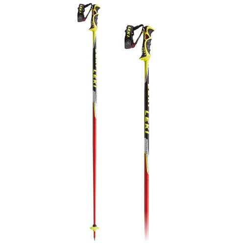 LEKI Herren Skistöcke Worldcup Racing SL, Red,...