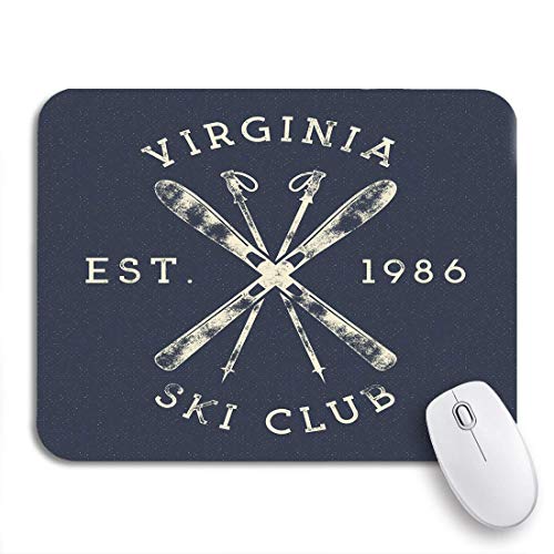 Gaming Mouse Pad Wintersport Ski Club Label...