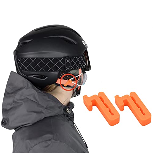 Helmclip Maskenhalter Skihelm - Snowboardhelm Helm...
