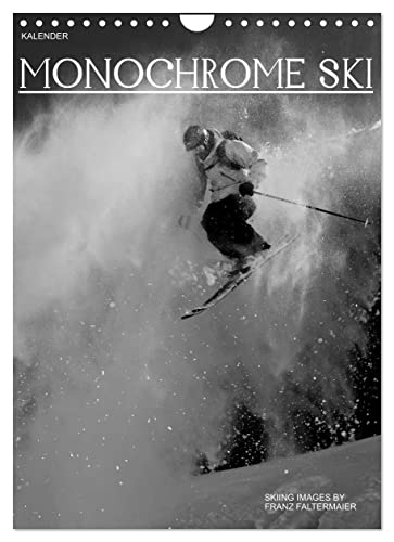 Monochrome Ski (Wandkalender 2023 DIN A4 hoch)...