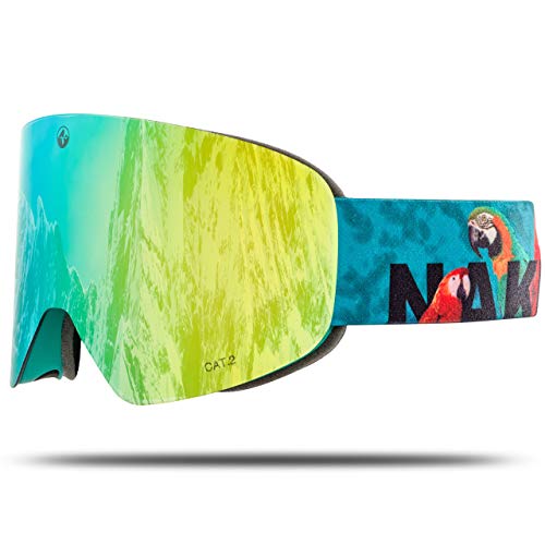 NAKED Optics® Skibrille Snowboard Brille für...
