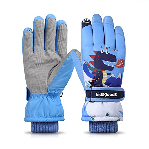 Children's Ski Gloves, Warm and Windproof...