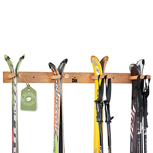 CRID Skihalterung für 4 Paar Ski inkl....