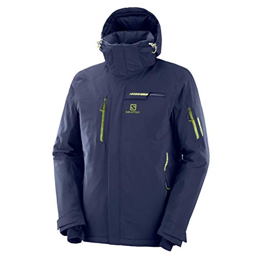 Salomon Herren Ski-Jacke mit Kapuze, BRILLIANT JKT...