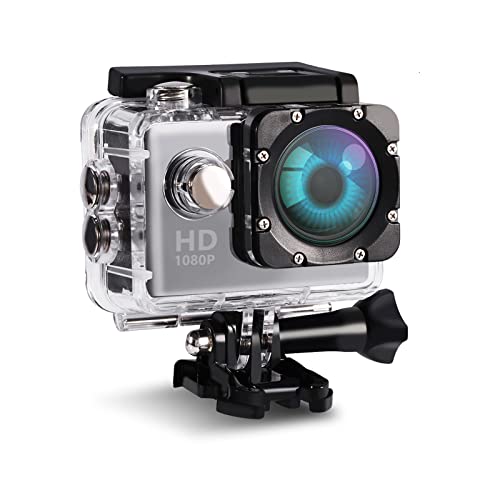 Mini DV Sportkamera, Action Kamera 4K wasserdichte...