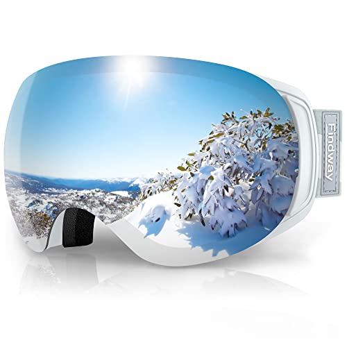 Findway Skibrille für Brillenträger Herren...