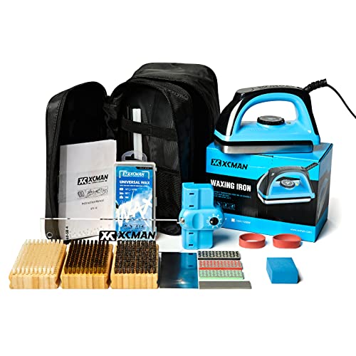 XCMAN Complete Ski Snowboard Tuning Waxing Combo...