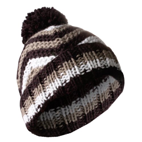 MASTERDIS Beanie Zig Zag, black/grey Black/Grey
