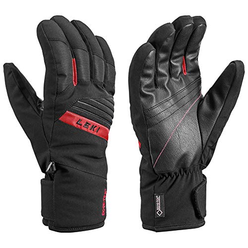 LEKI Unisex-Adult Sports Skistock, Black-Red, 10.0