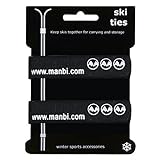 Manbi Paar 2cm Klettverschluss Ski-bindungen...