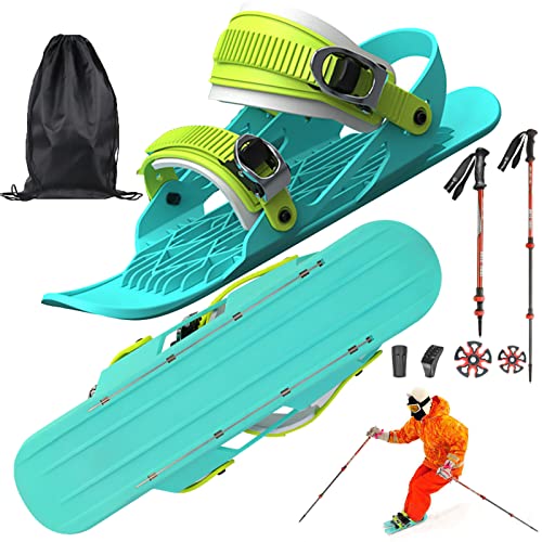Dosodo Skiskates Kurze Mini Ski Skates Outdoor...