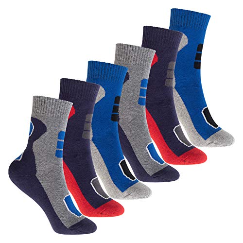 Footstar Kinder Outdoor Socken (6 Paar), Bunte...