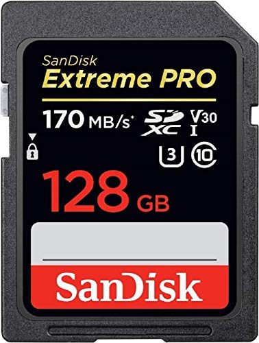 SanDisk Extreme PRO SDXC UHS-I Speicherkarte 128...