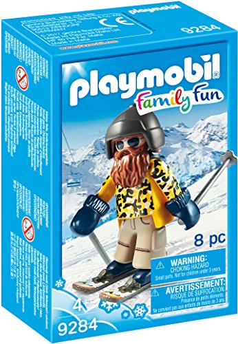 PLAYMOBIL Family Fun 9284 Skifahrer mit...